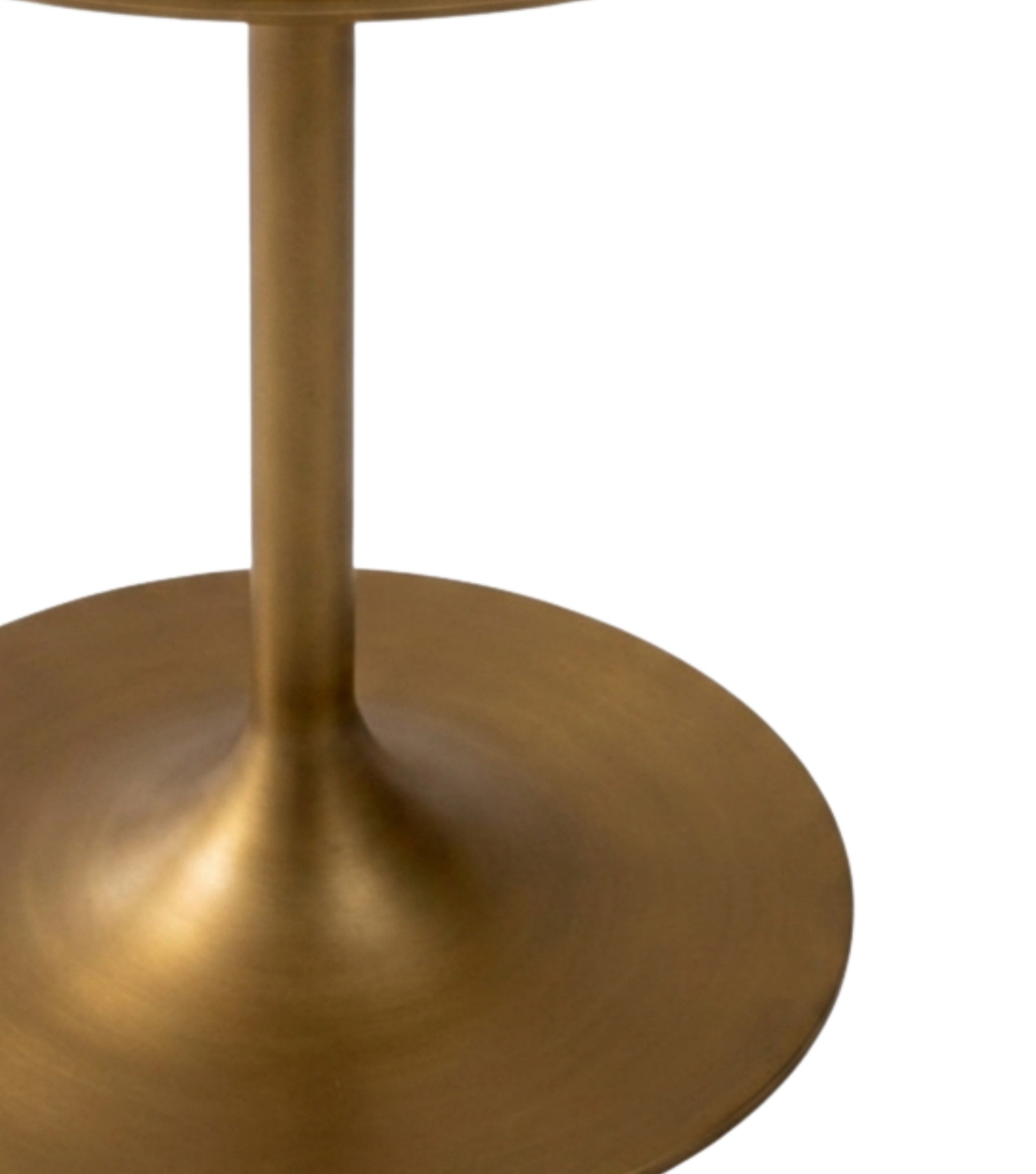 Burga Brass Ahşap Yan Sehpa