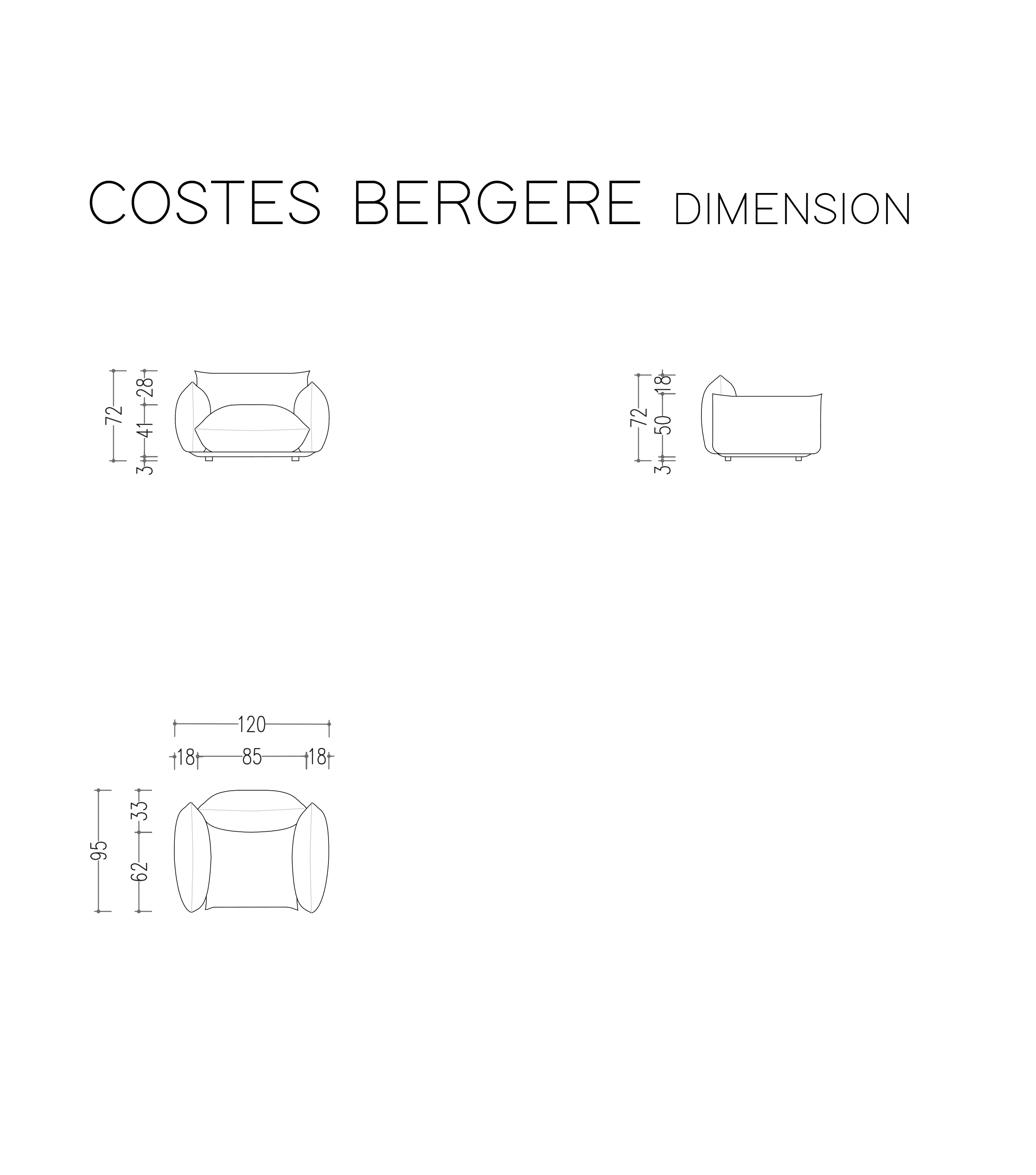 Costes Berjer Kadife Bej