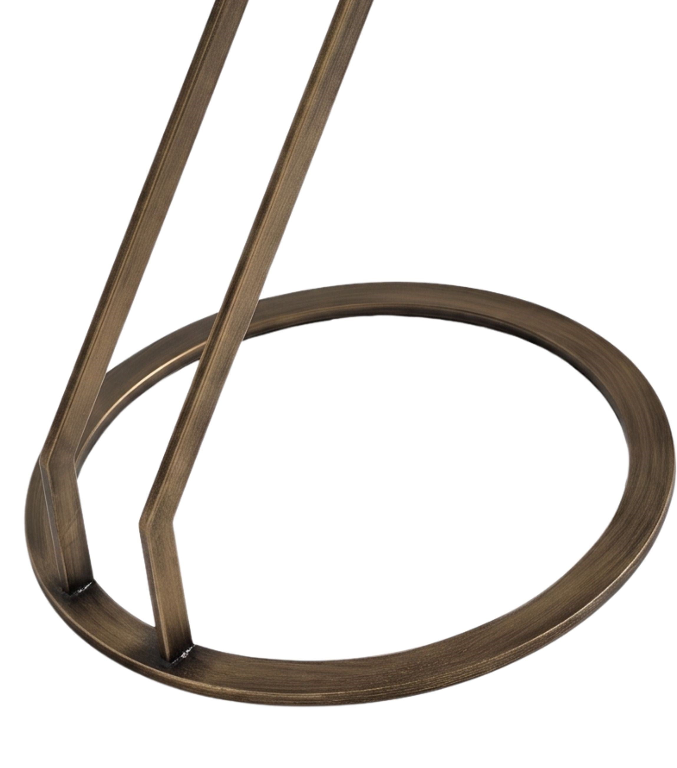 Davlin Metal Brass Cam Detay Yan Sehpa