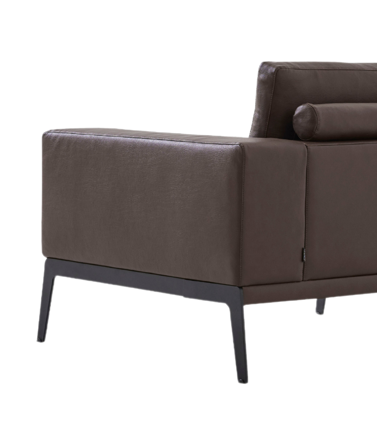 Espina Deri Metal Ayak Berjer Kahverengi