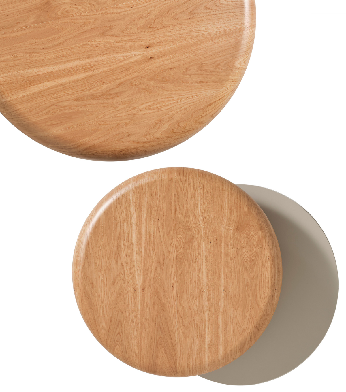 Gironde Wooden Adjustable Coffee Table on Wheels Beige