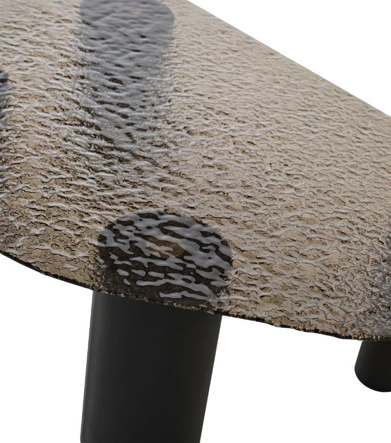 Grieg Black Fusion Glass Twin Coffee Table Set