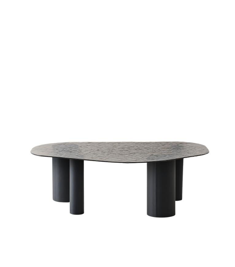 Grieg Black Fusion Glass Twin Coffee Table Set