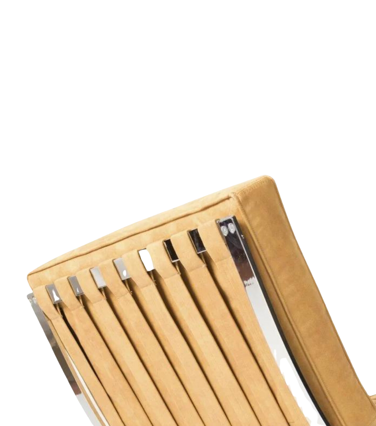 Litrus Krom Ayak Deri Berjer Sarı