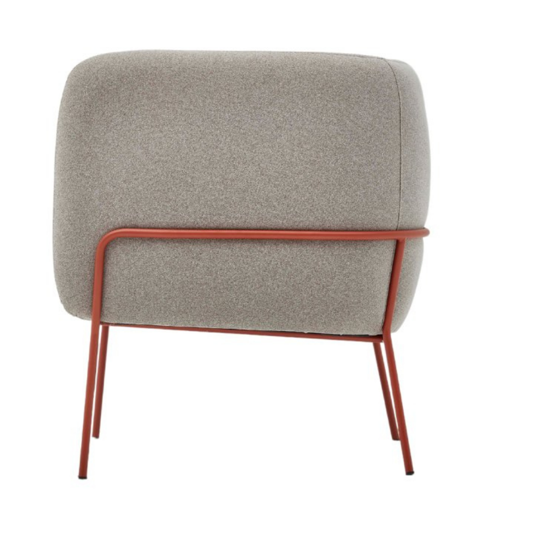 Lucia Rose Metal Ayak Kahverengi Berjer