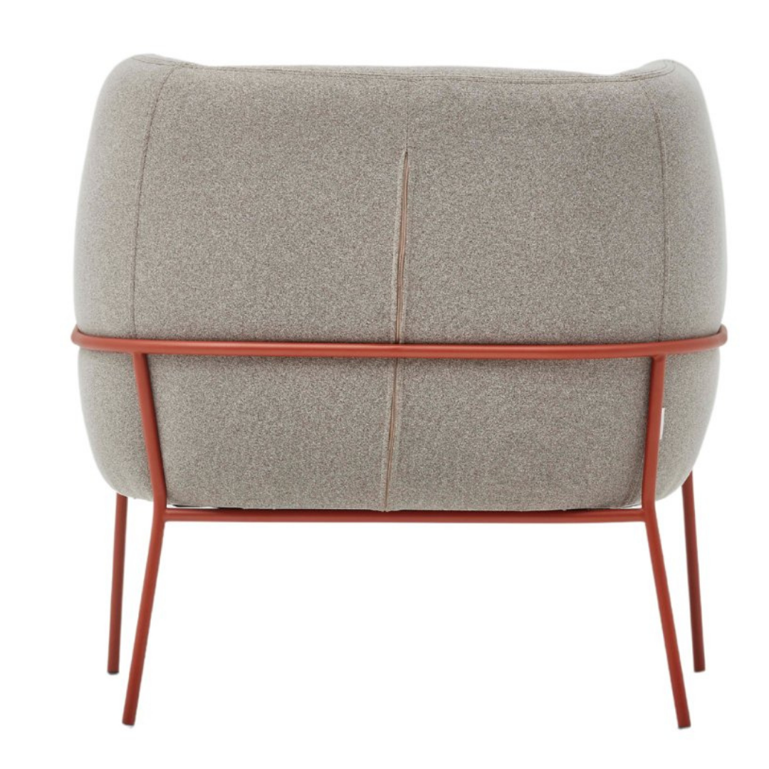 Lucia Rose Metal Ayak Kahverengi Berjer