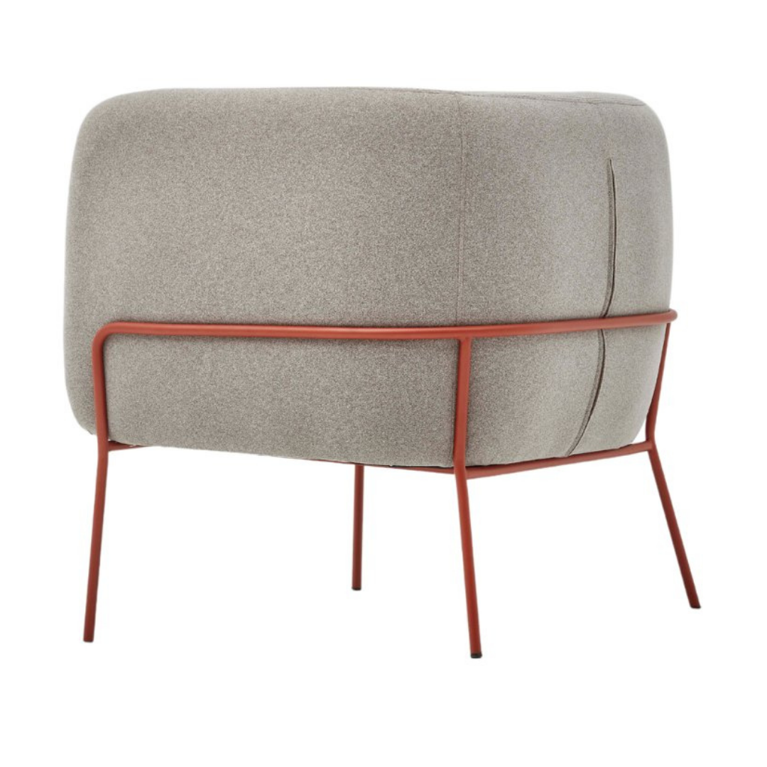 Lucia Rose Metal Ayak Kahverengi Berjer