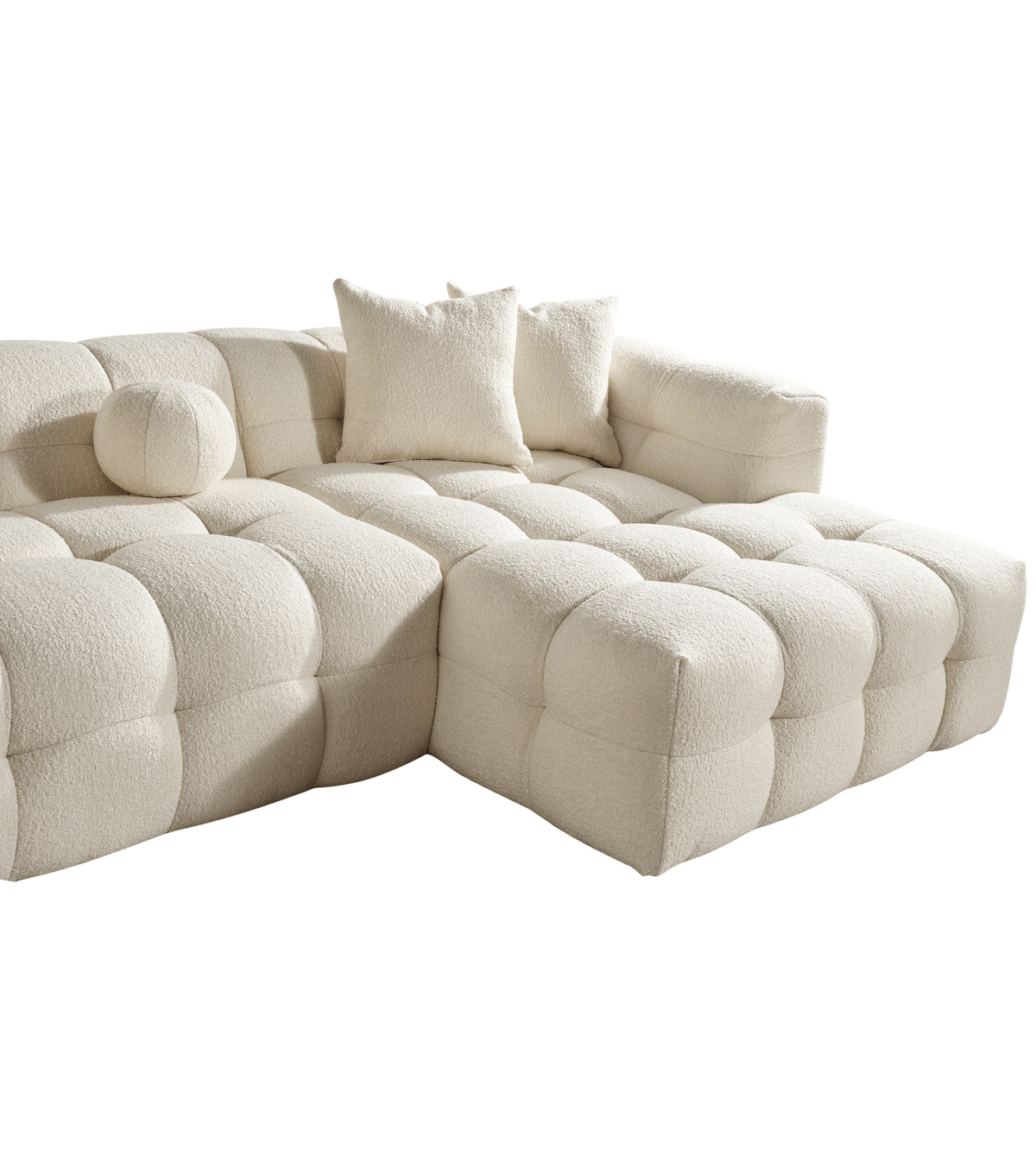 Nammos Comfort Teddy Köşe Takımı Bej 100