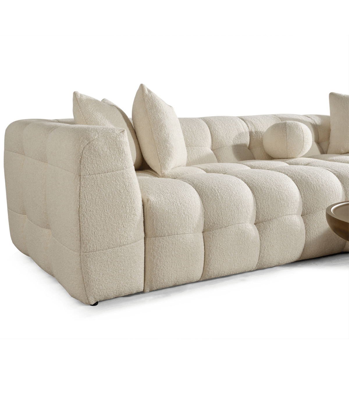 Nammos Comfort Teddy Köşe Takımı Bej 100