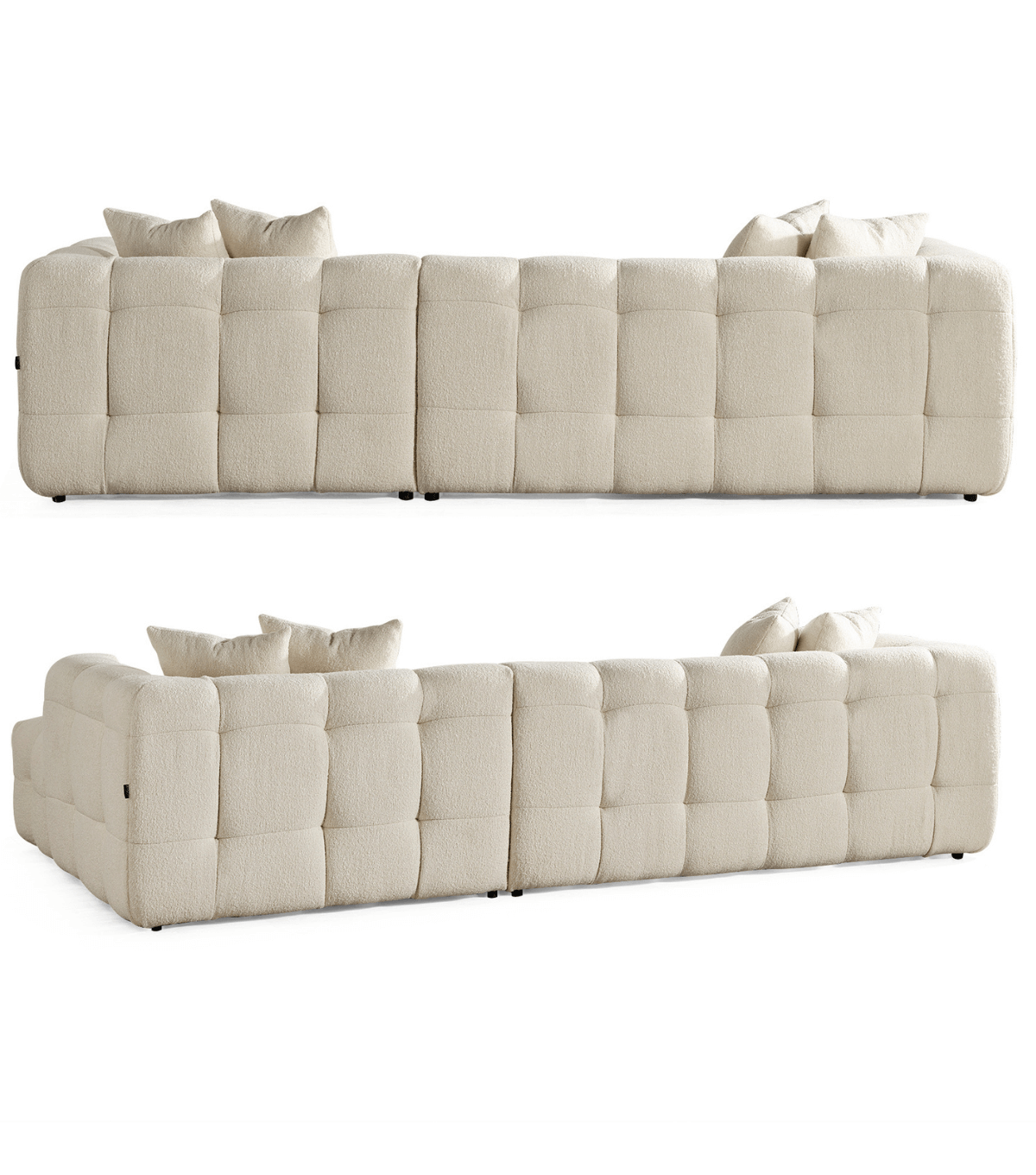Nammos Comfort Teddy Köşe Takımı Bej 100