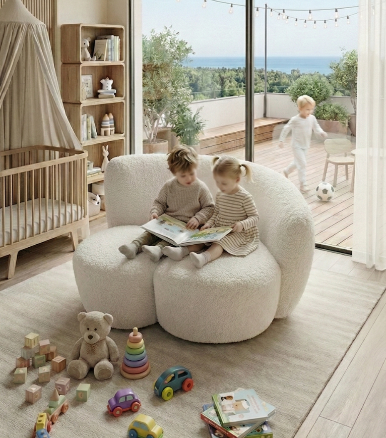 Paros Comfort Puflu Berjer Kiremit