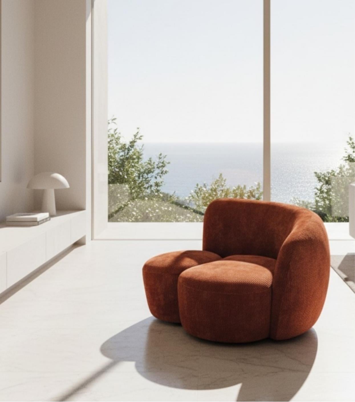 Paros Comfort Puflu Berjer Kiremit