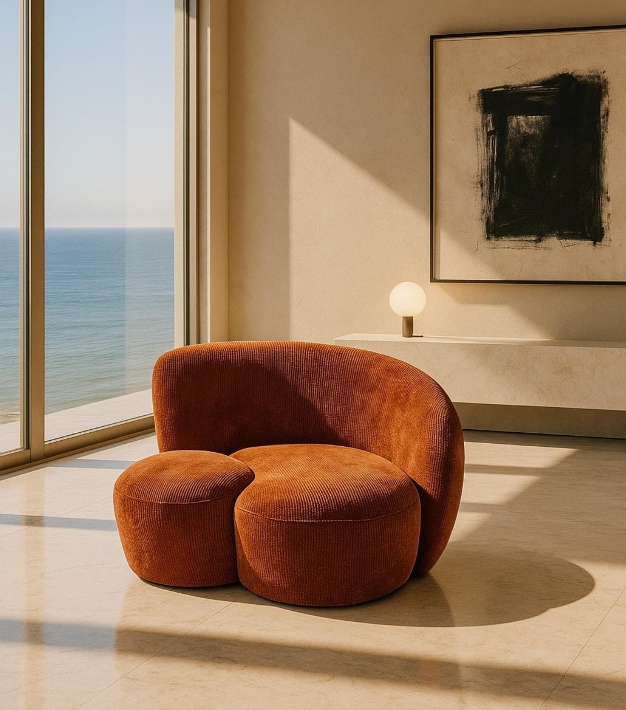 Paros Comfort Puflu Berjer Kiremit