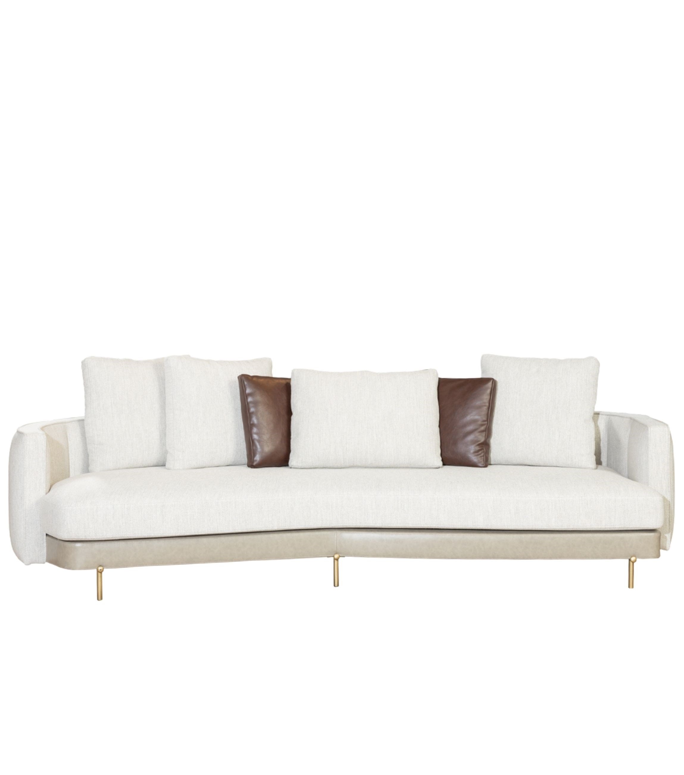 Positano Metal Leg Sofa 230