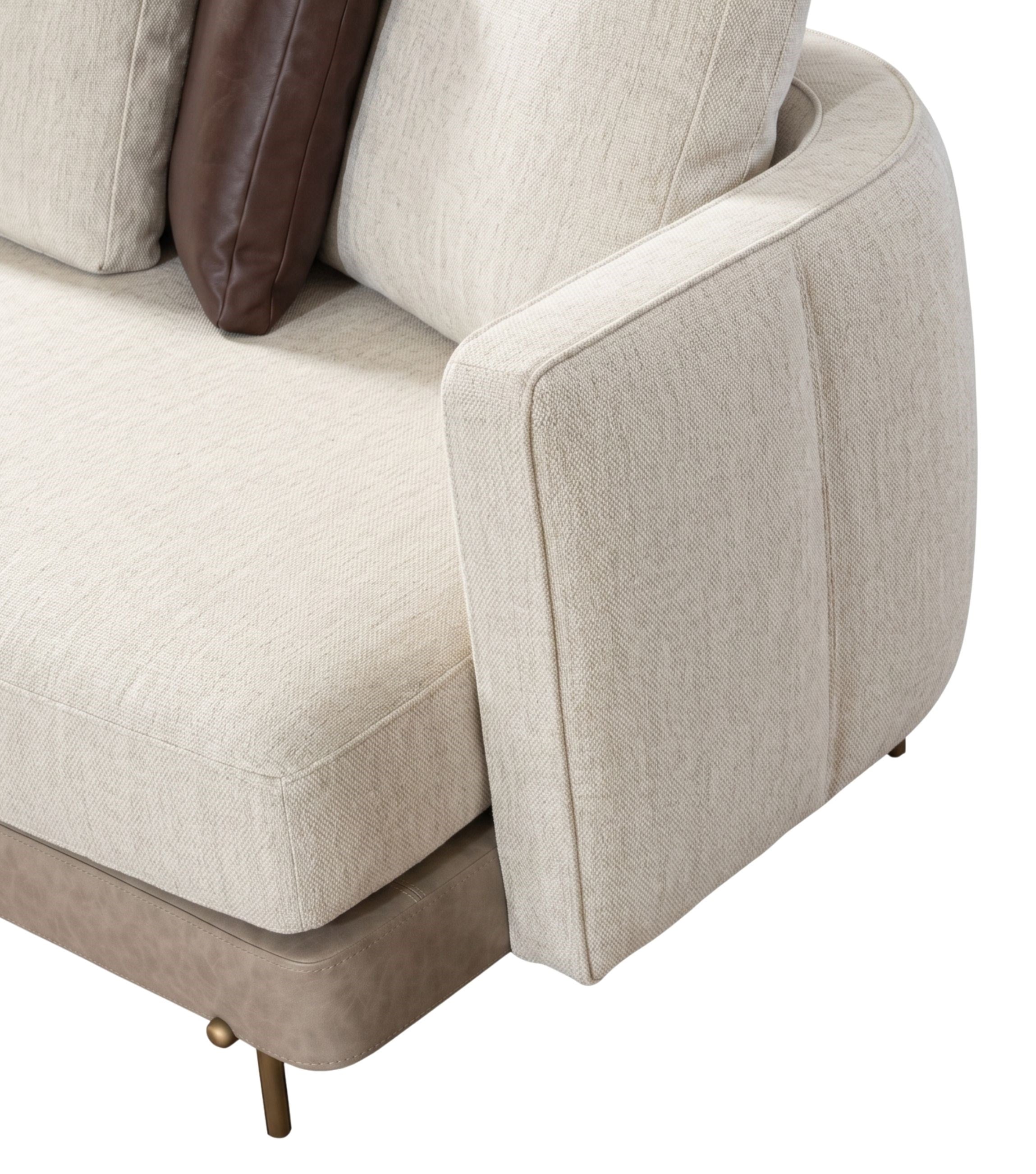 Positano Metal Leg Sofa 230