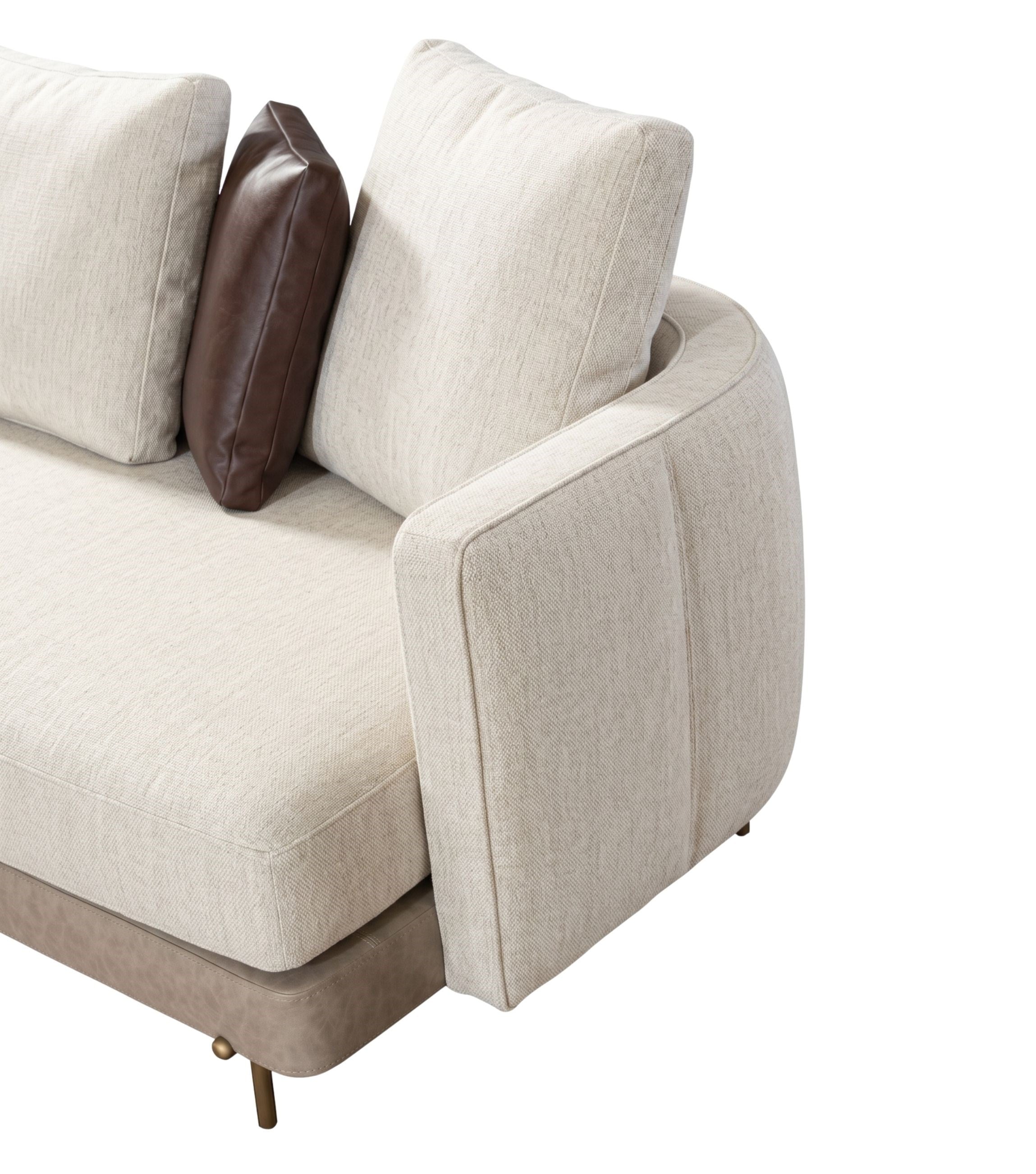 Positano Metal Leg Sofa 230