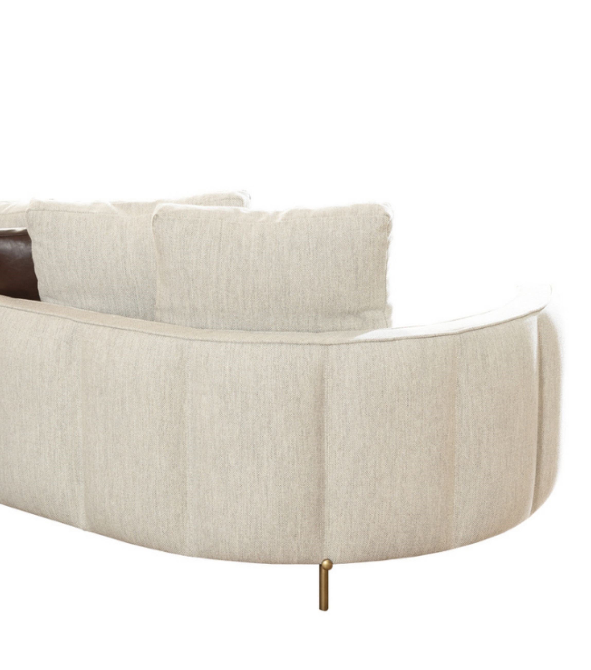 Positano Metal Leg Sofa 230