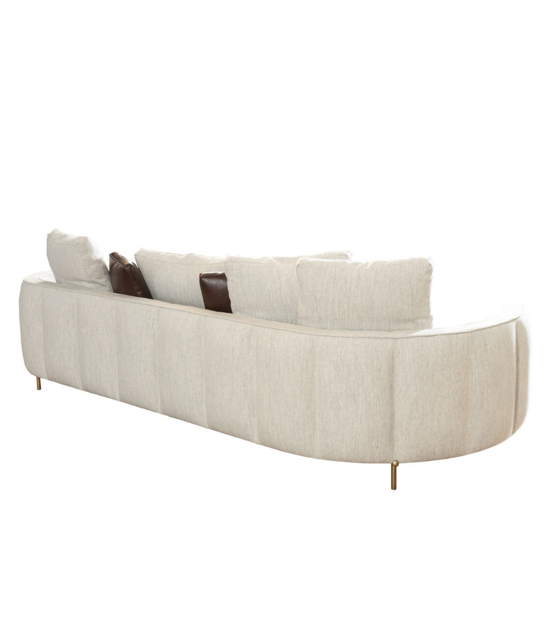Positano Metal Leg Sofa 230