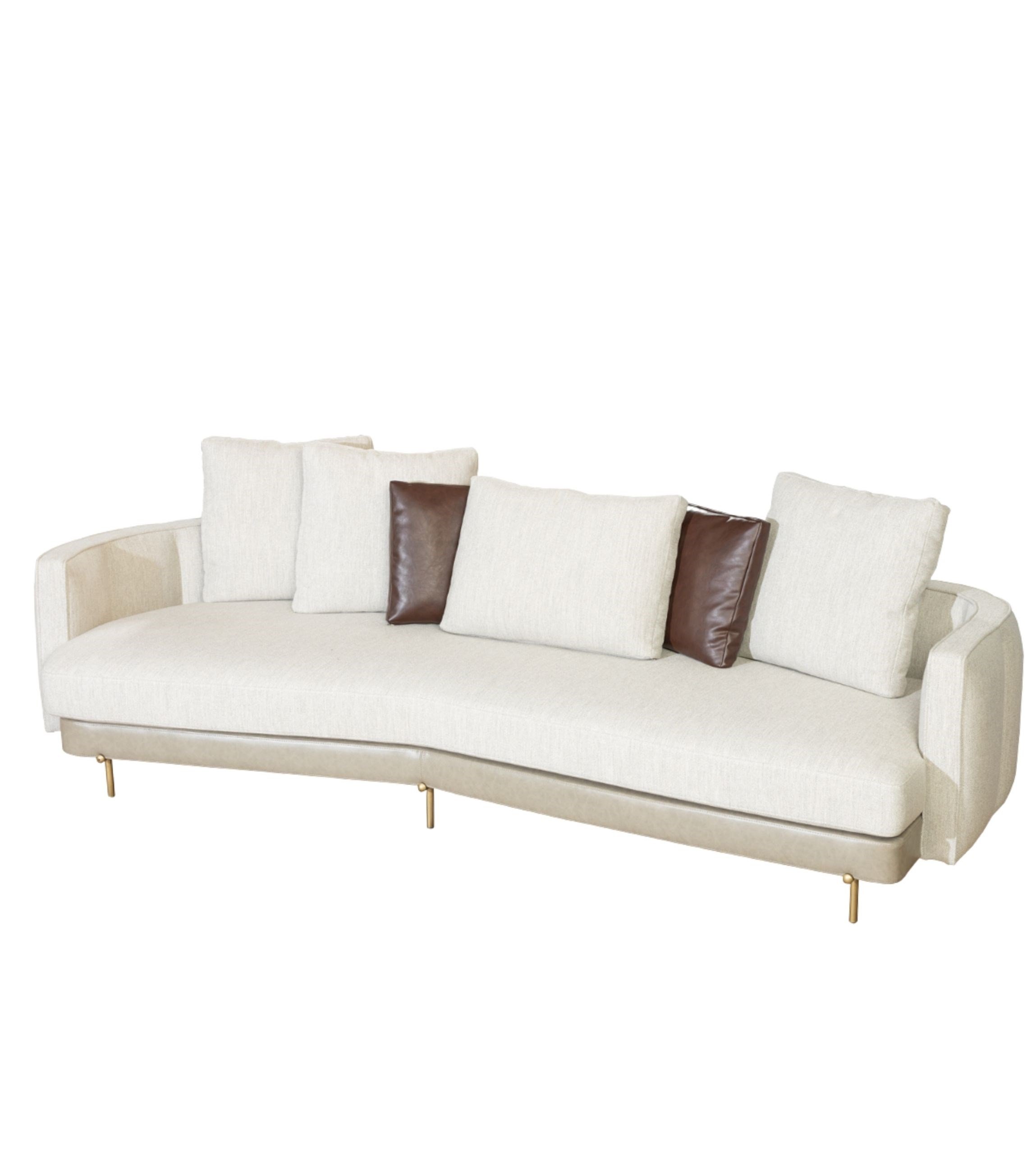 Positano Metal Leg Sofa 230