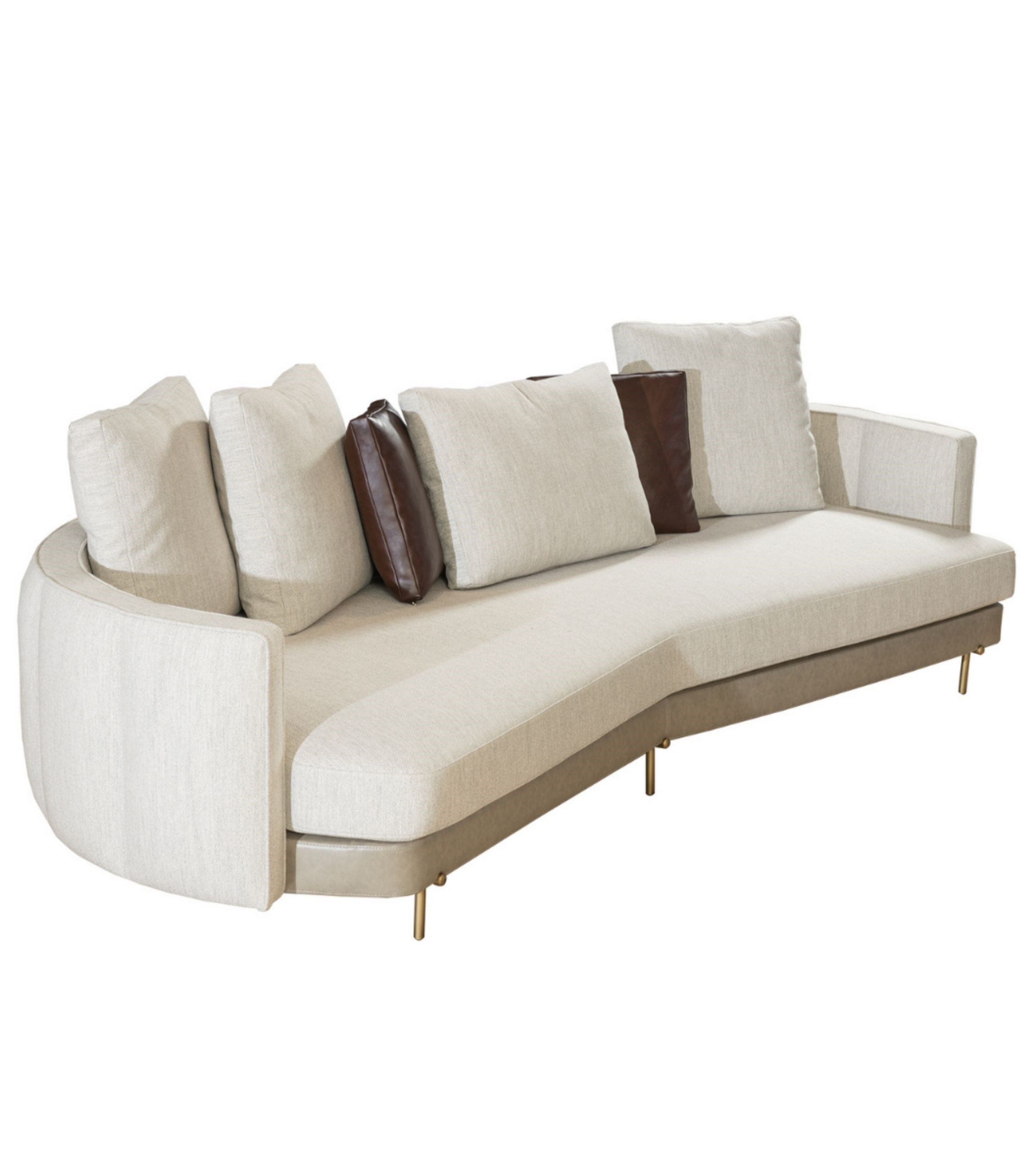 Positano Metal Leg Sofa 230