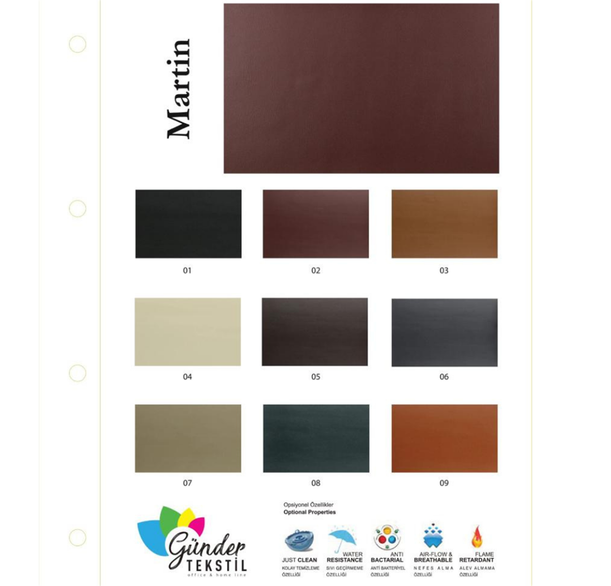 Proteo Sarı Deri Berjer