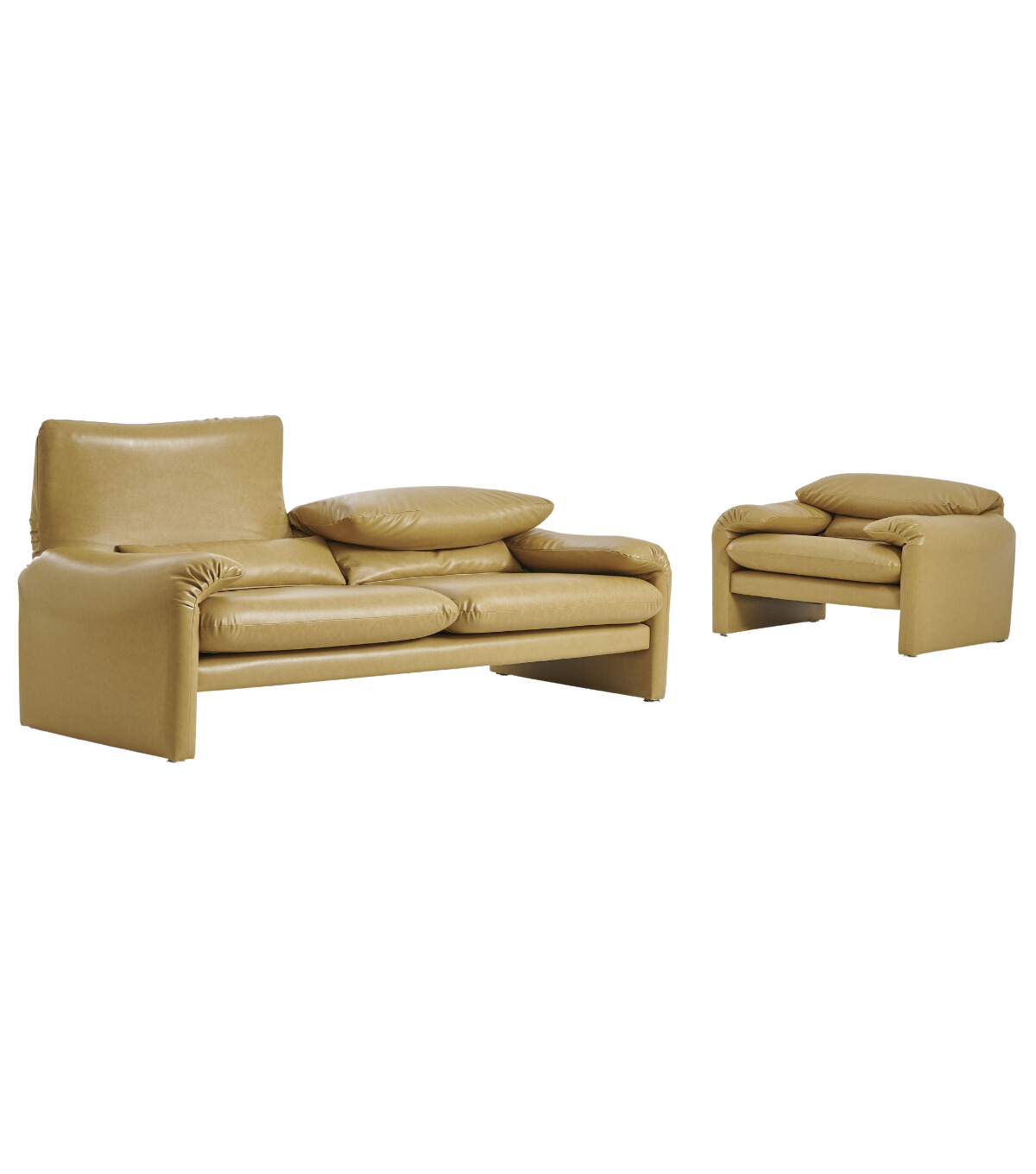 Proteo Sarı Deri Berjer