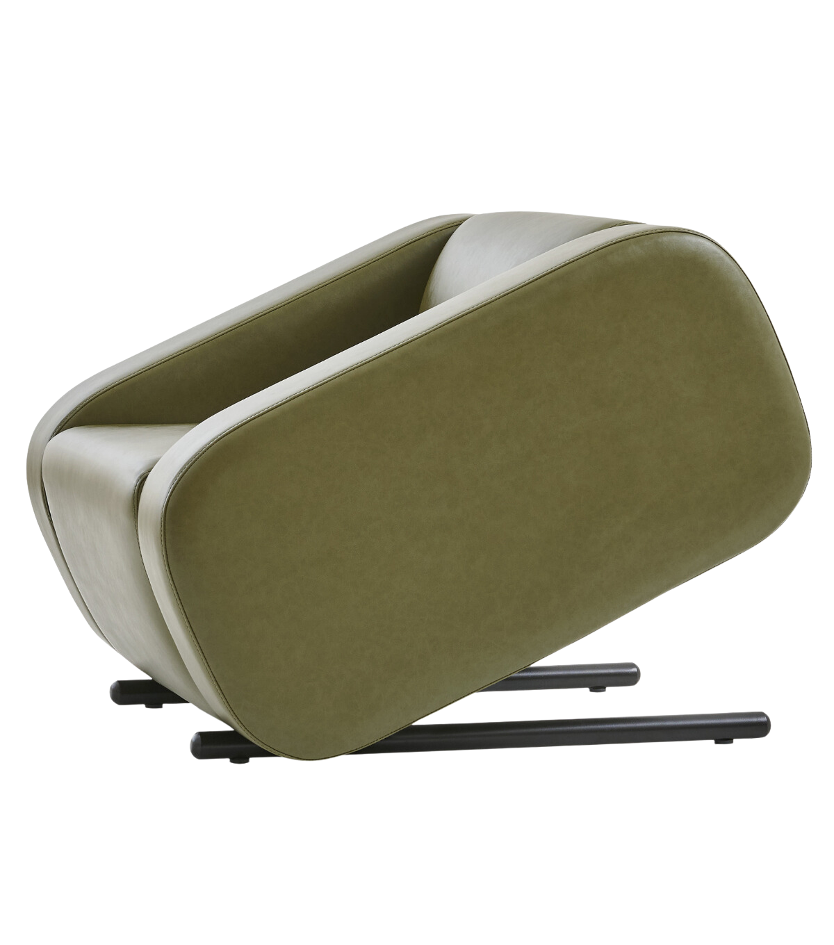 Rizzo Simetrik Berjer Deri Yeşil