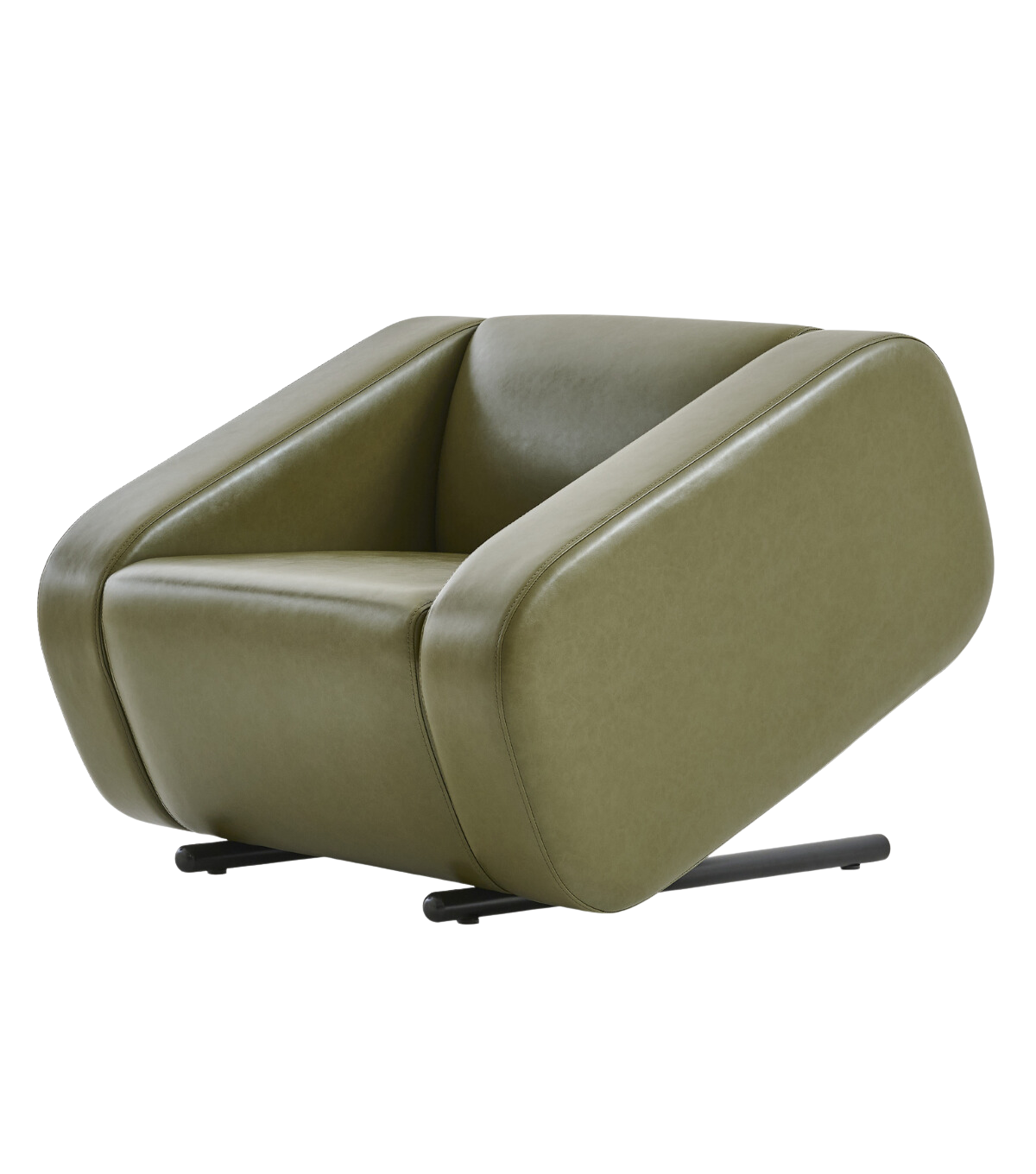 Rizzo Simetrik Berjer Deri Yeşil