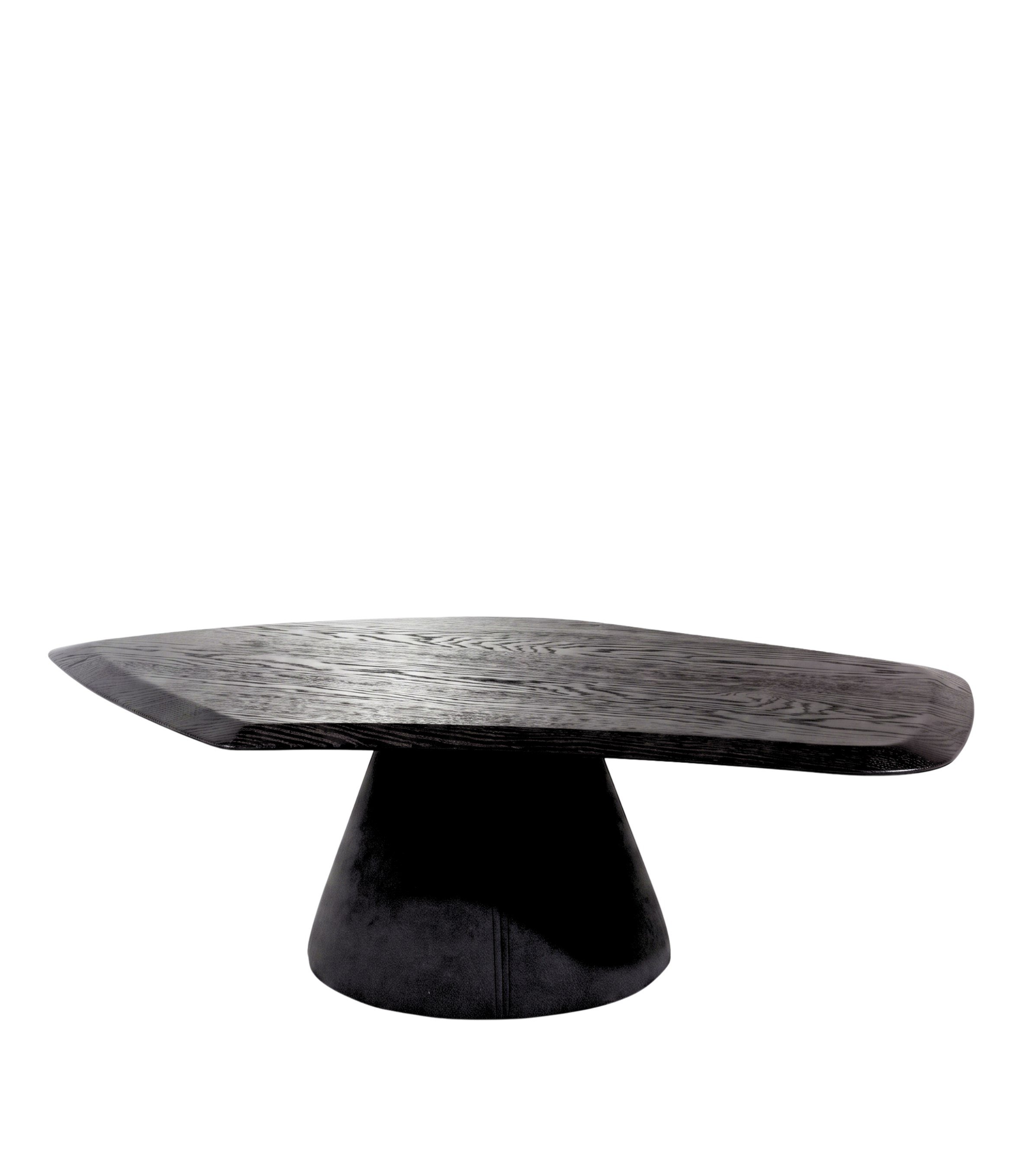 Salerno Wooden Three Piece Coffee Table Set Black