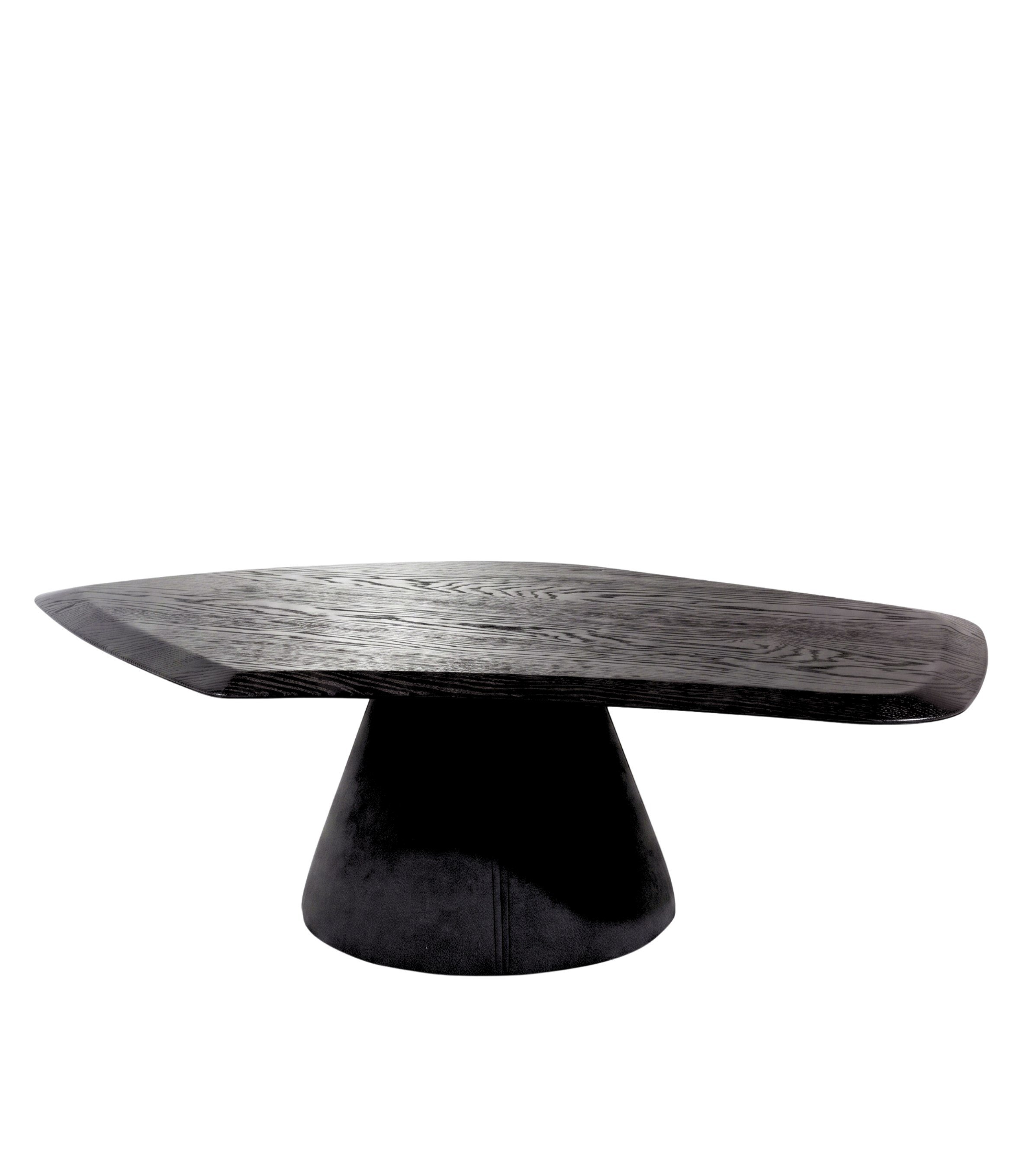 Salerno Wooden Center Coffee Table Large Black