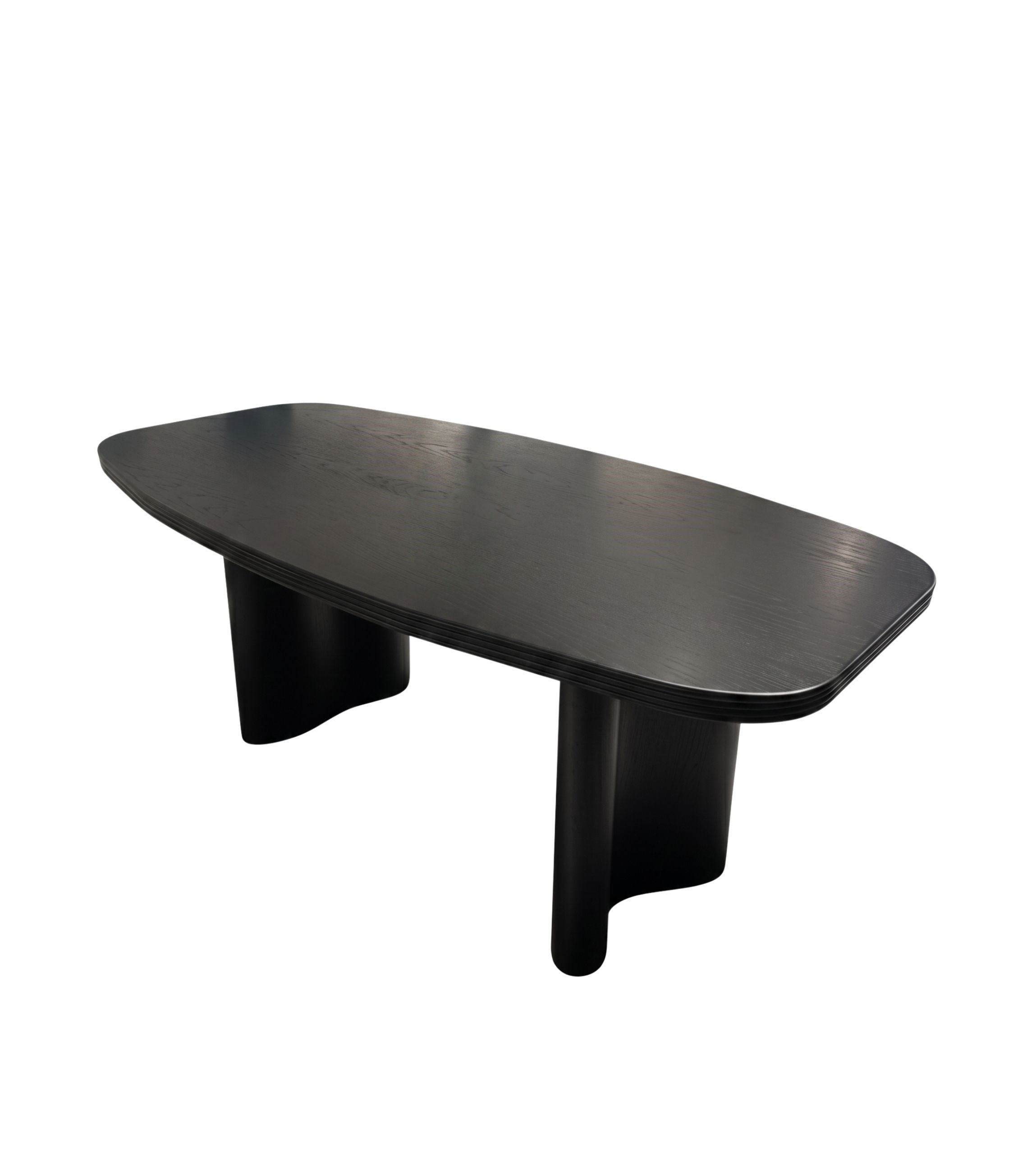 Salvador Siyah Ahşap Yemek Masası