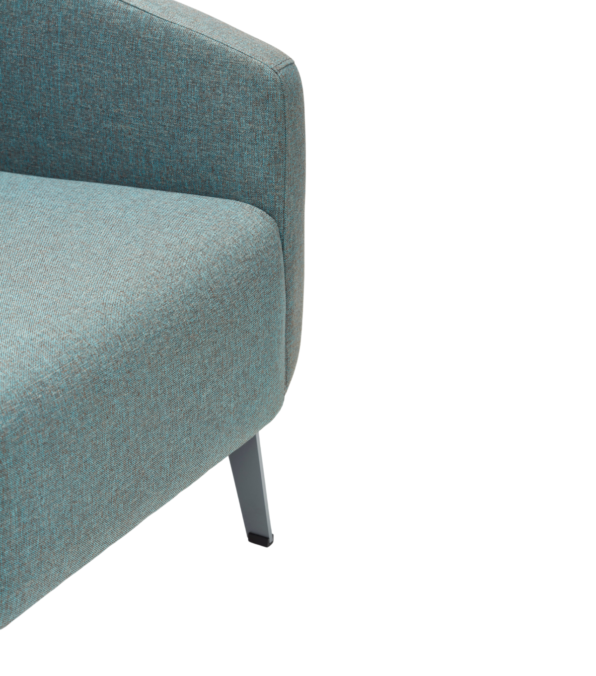 Sovza Metal Ayak Ahşap Detay Mavi Berjer