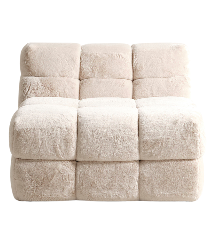 Toledo Comfort Özel Peluş Kumaş Berjer Bej
