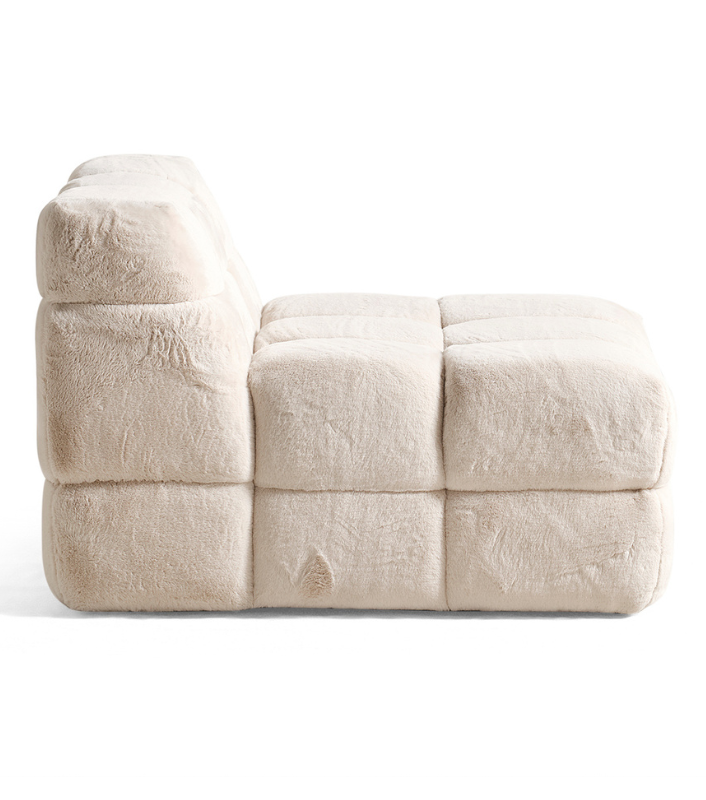 Toledo Comfort Özel Peluş Kumaş Berjer Bej