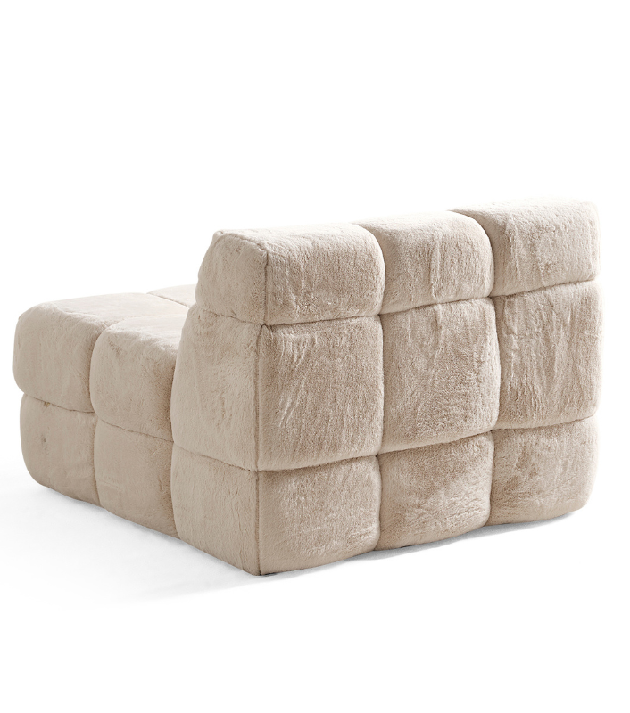 Toledo Comfort Özel Peluş Kumaş Berjer Bej