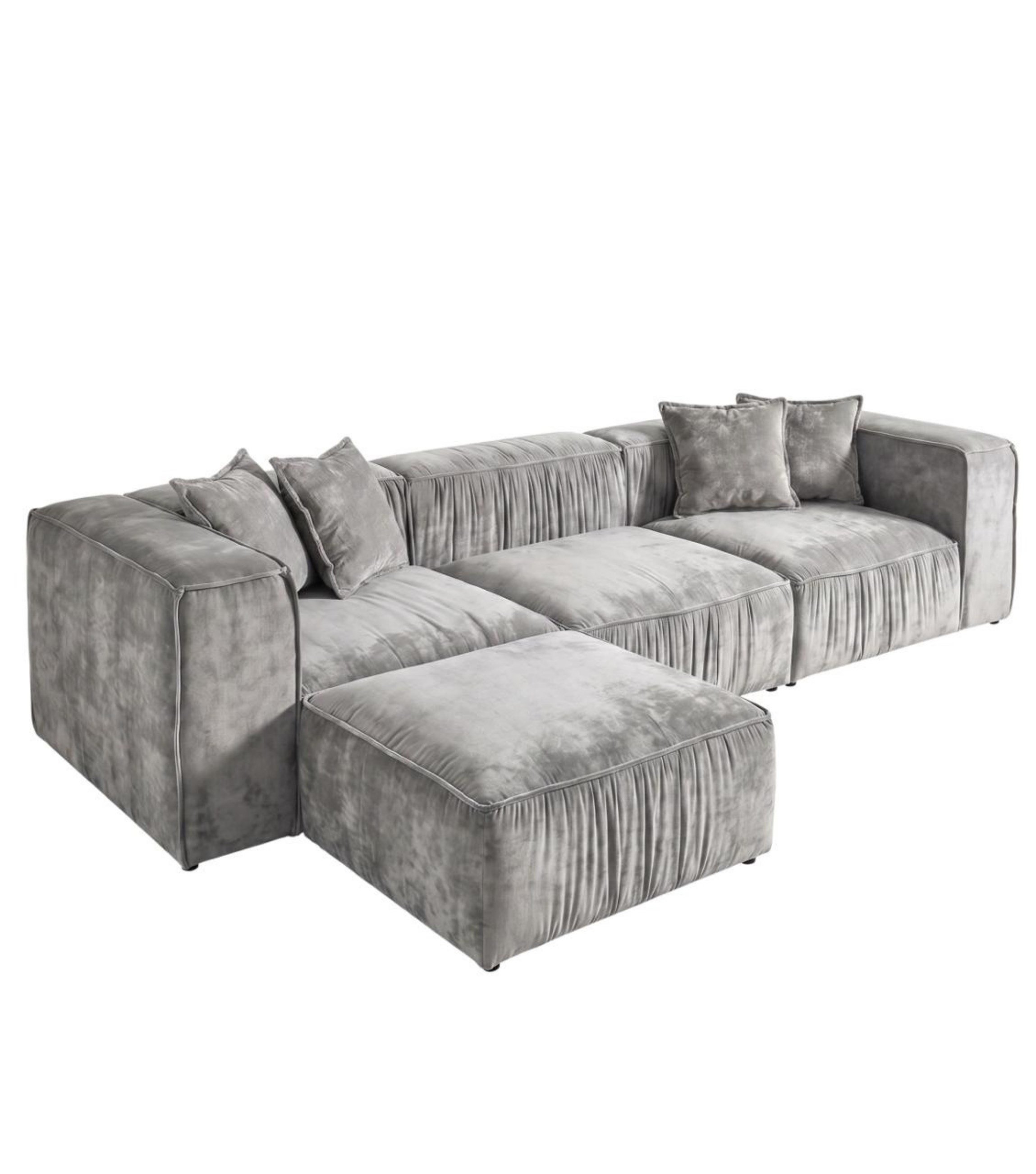 Volye Comfort Büzgülü Kadife Köşe
