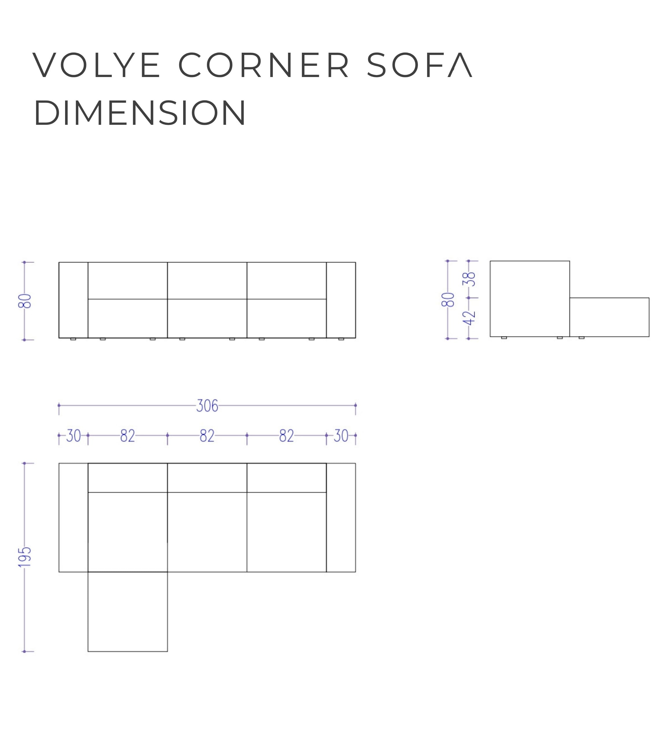 Volye Comfort Büzgülü Kadife Köşe