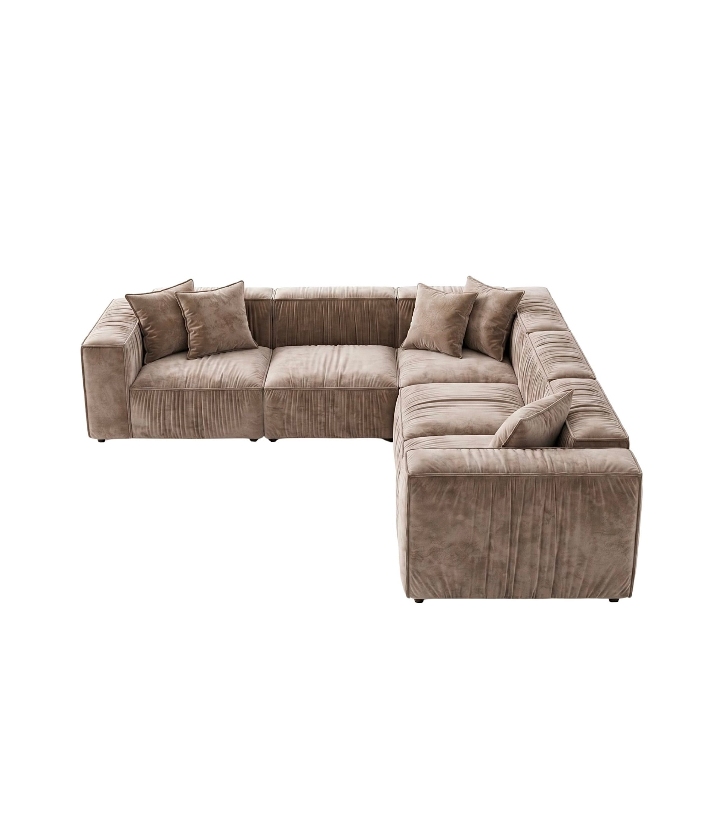Volye Comfort Büzgülü Kadife Tam Kol