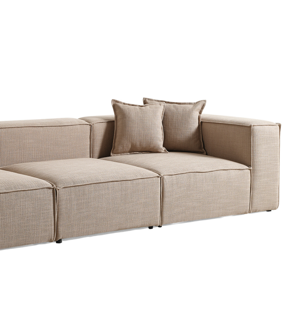 Volye Comfort Üçlü Kanepe Keten Koyu Bej 1003 *315