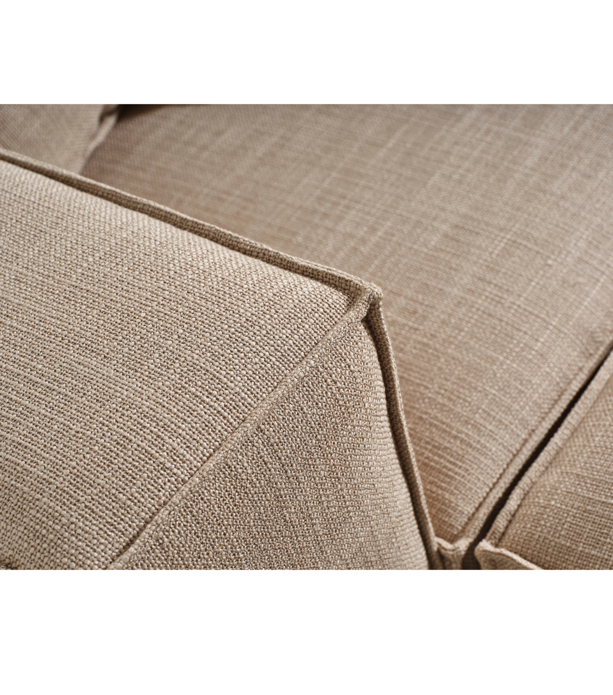 Volye Comfort Üçlü Kanepe Keten Koyu Bej 1003 *315