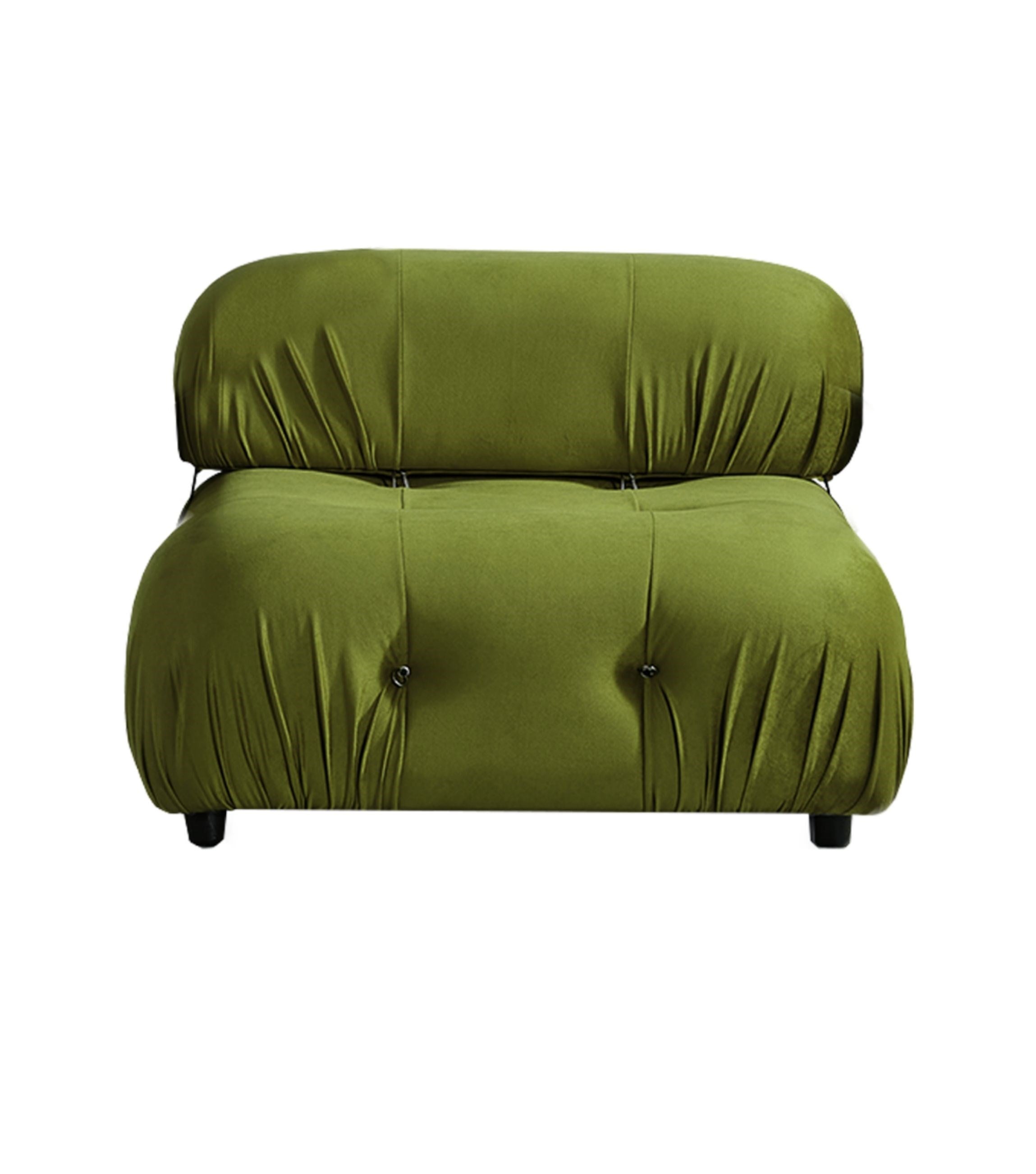 Voyage Quilted Single Armchair Velvet