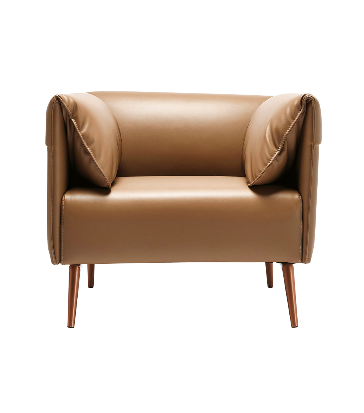 Ziva Rose Metal Ayak Berjer Deri Krem