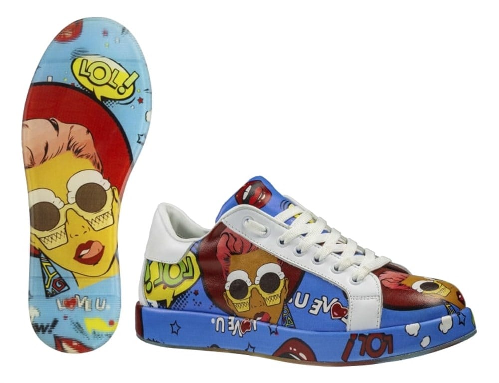 Unisex Deri Sneakers