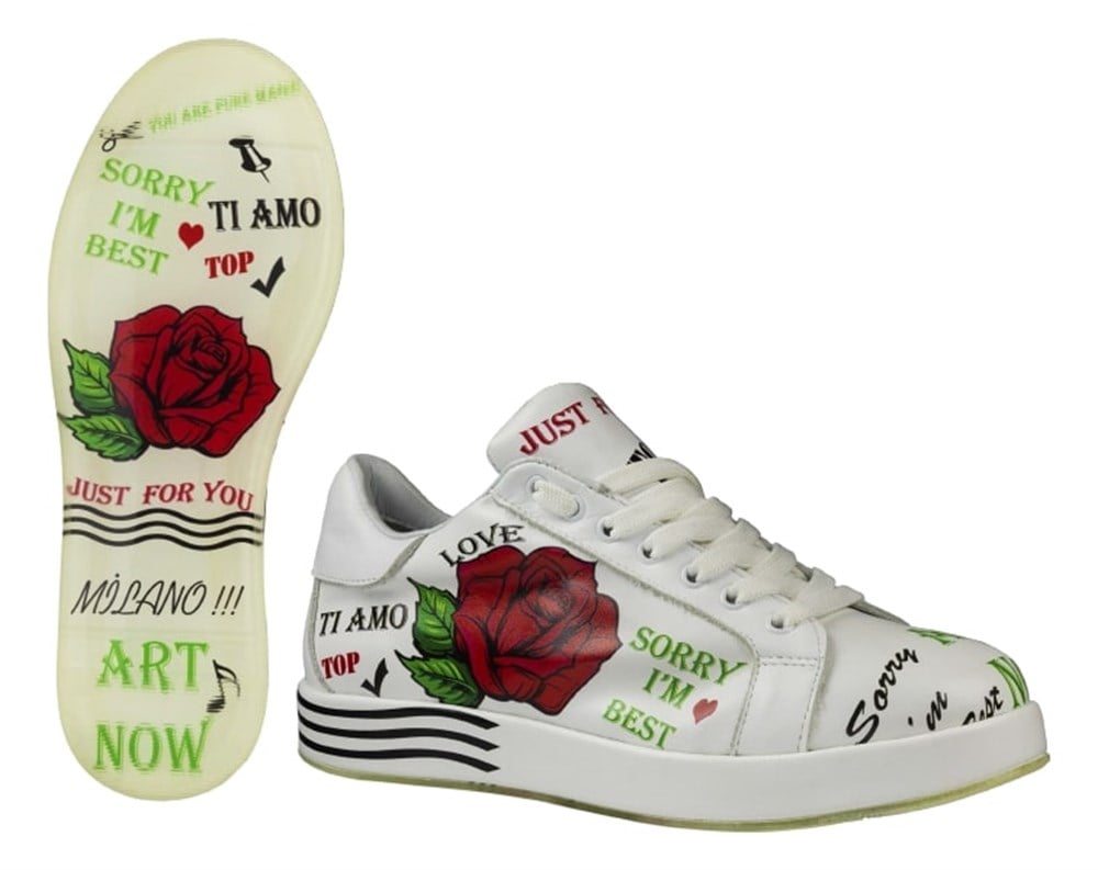 Unisex Deri Sneakers