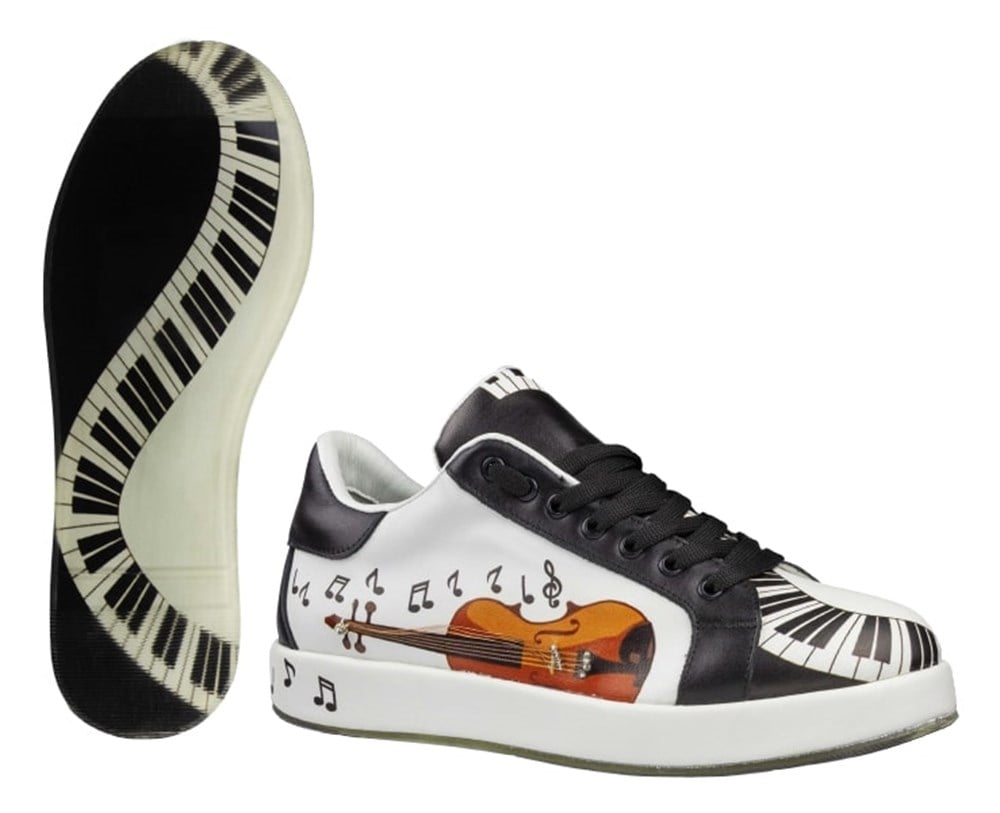 Unisex Deri Sneakers