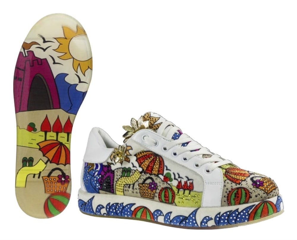 Unisex Deri Sneakers