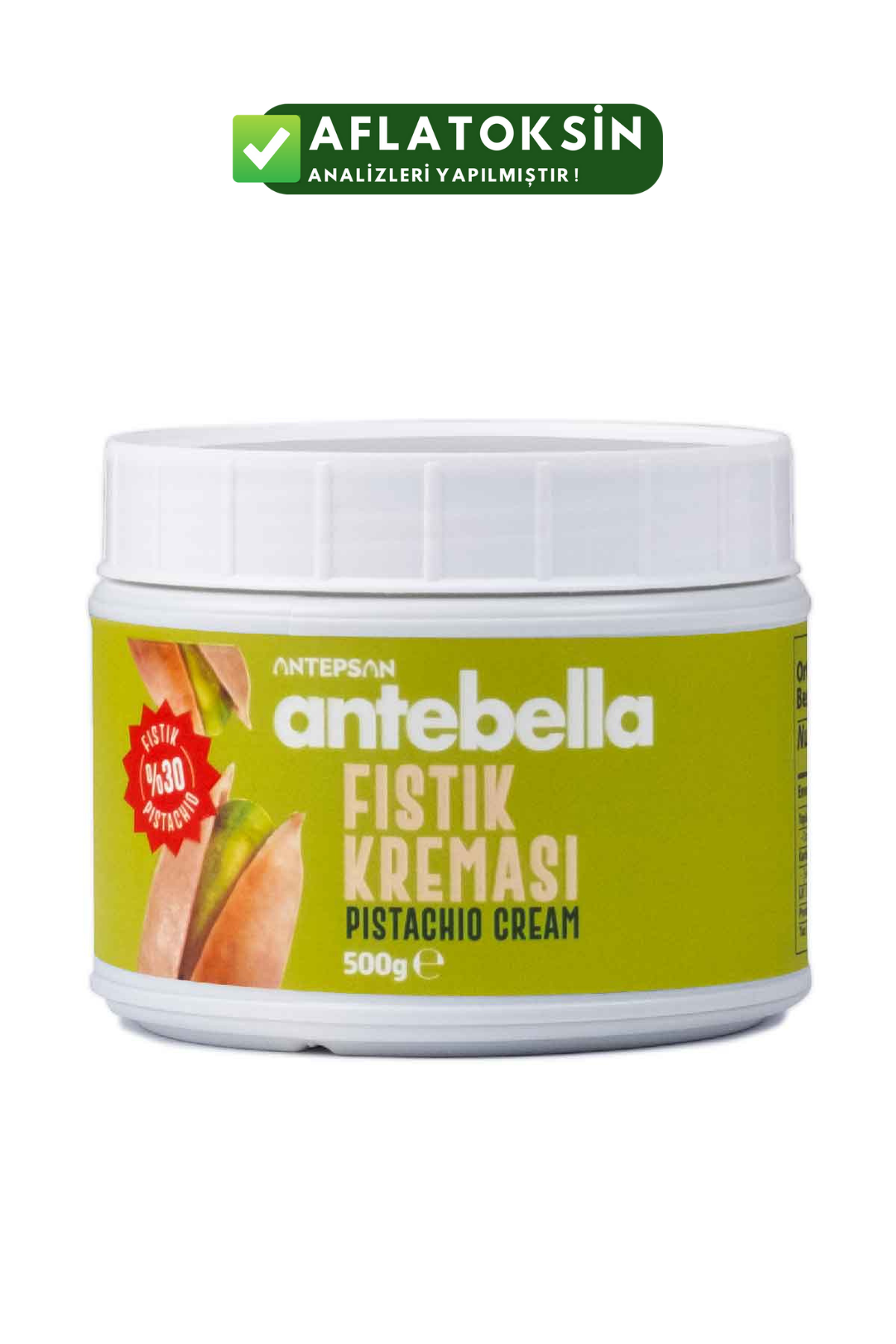  Antep Fıstık Kreması 500 g - Antep Fıstığı Kreması