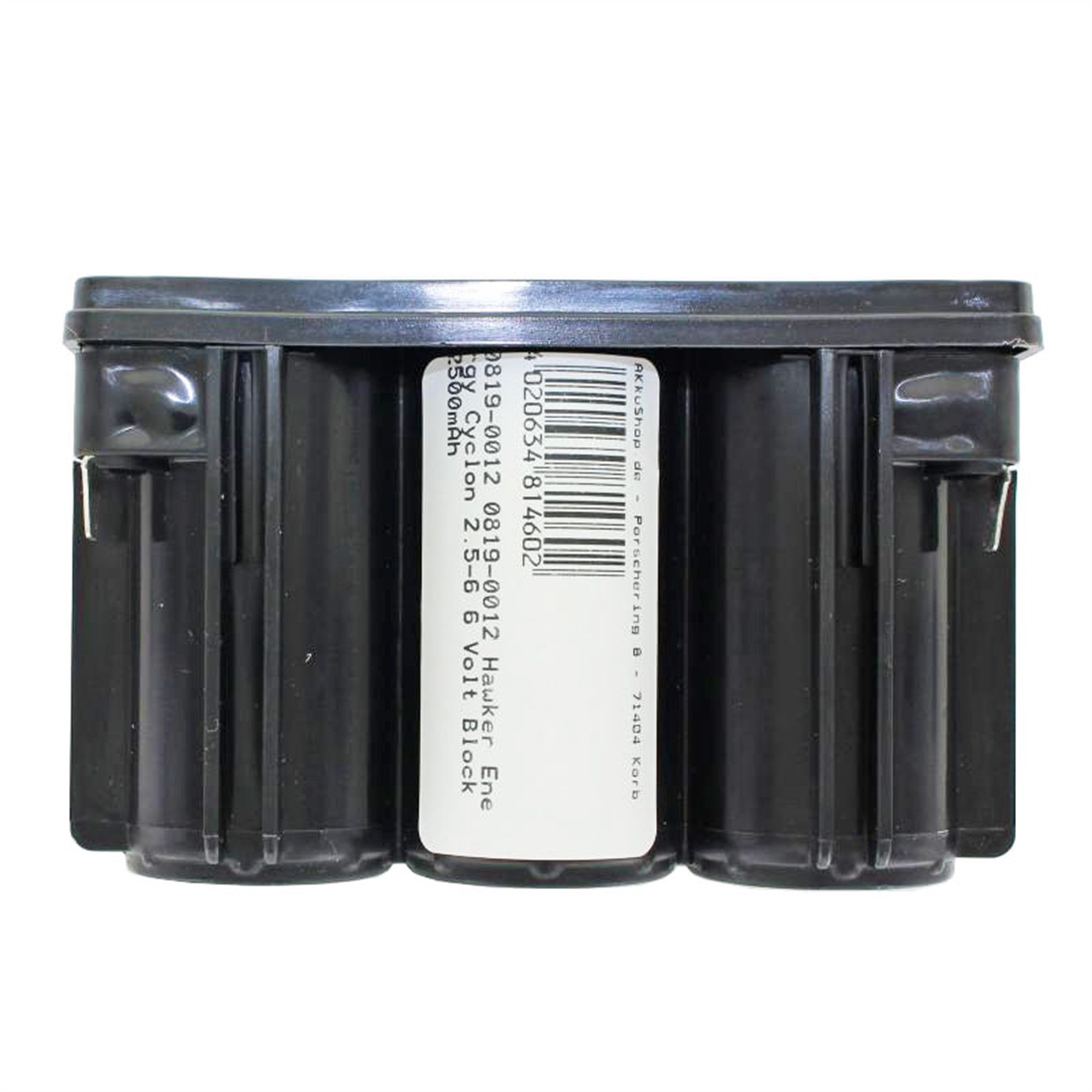 0819-0012 Hawker Energy Cyclon 2.5-6 6 volt blok batarya 0819-1006 6V 2500mAh