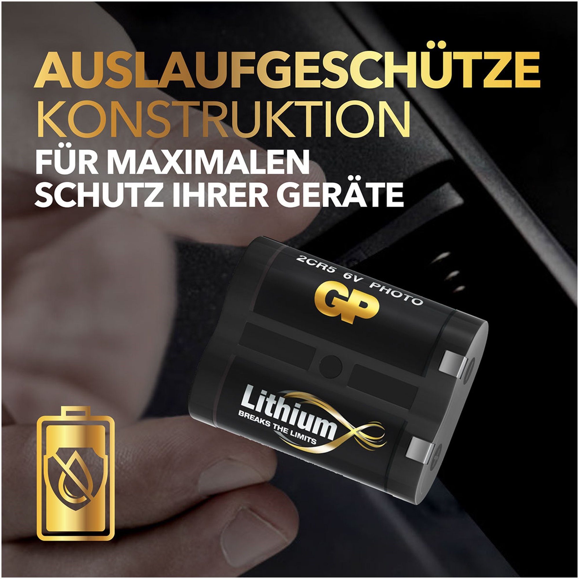 2CR5 pil GP Lityum 6V 1 adet