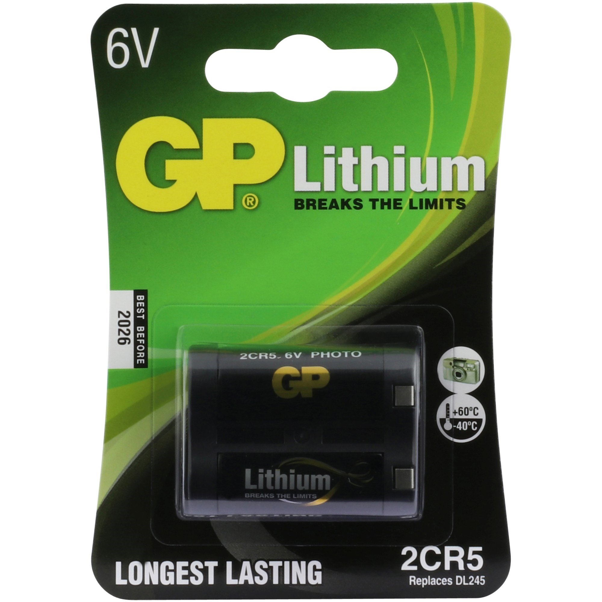 2CR5 pil GP Lityum 6V 1 adet